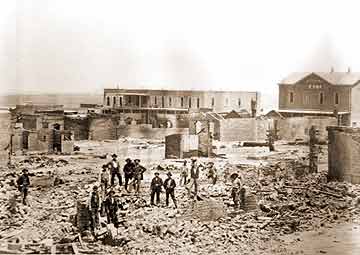 After the 1882 fire in Tombstone Arizona