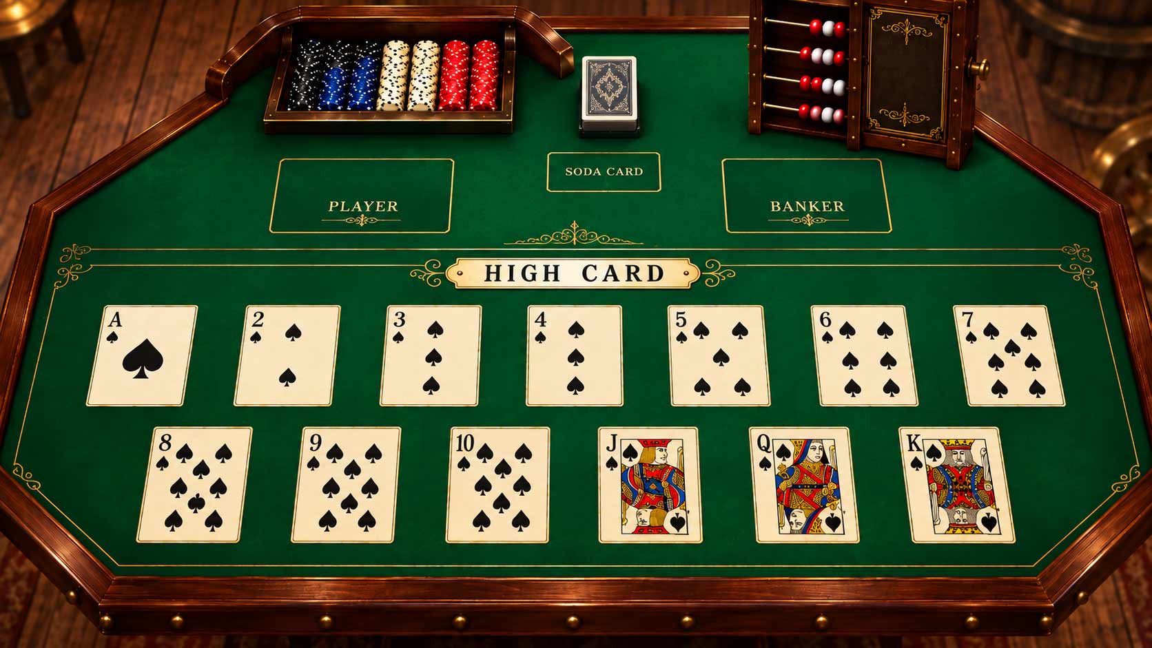 Tombstone Faro table
